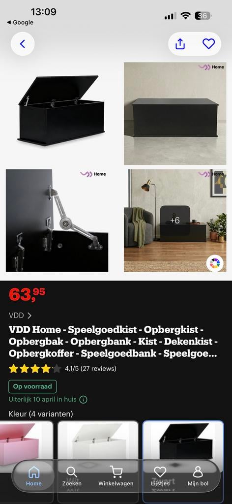 Gebruikte speelgoedkist 20,-, Ophalen, Gebruikt, Overige typen