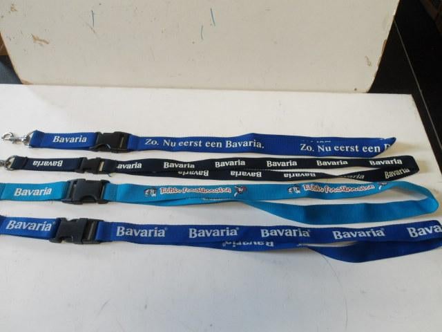 Bavaria bier keykoord set (nr.4)  4 stuks, Ophalen of Verzenden, Nieuw, Bavaria