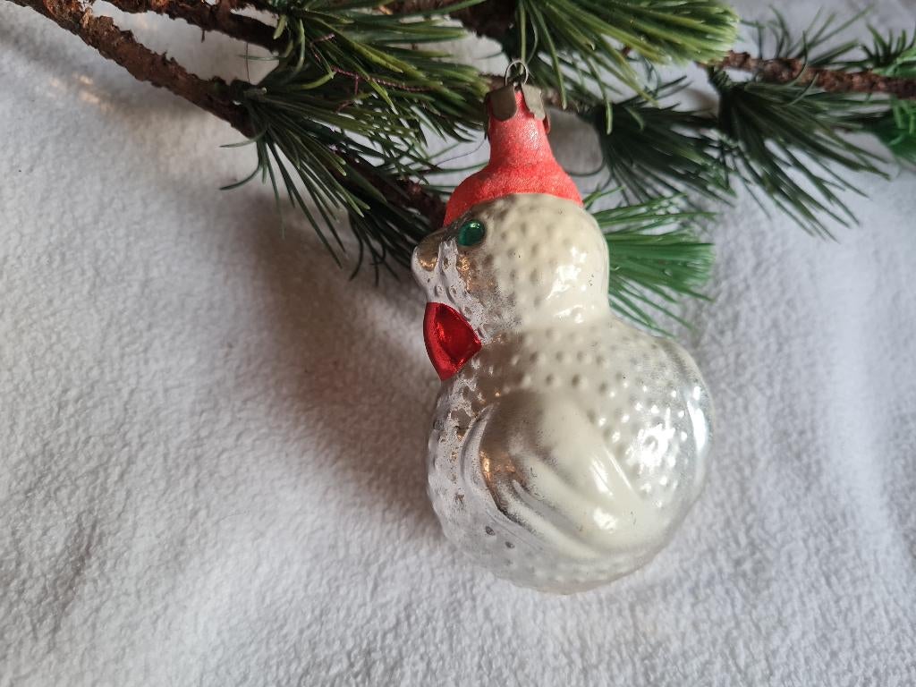 Antieke oude kerstbal ornament paas, Ophalen of Verzenden