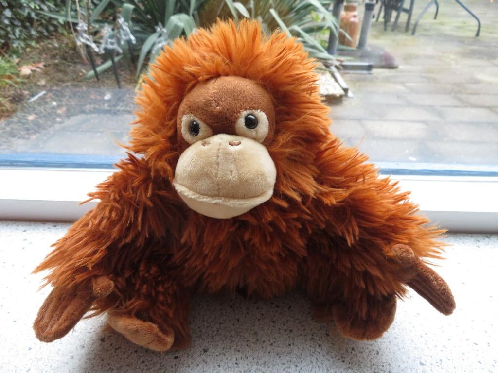 Aap Orang Oetan van Hema langharig velours, Ophalen of Verzenden, Zo goed als nieuw, Overige typen