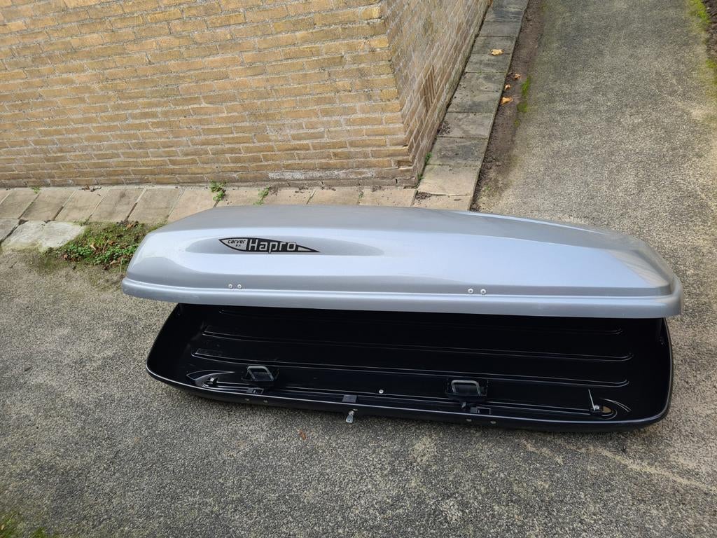 Zeer mooie grote Hapro Carver 6.4 EF XL dakkoffer skibox, Ophalen of Verzenden, Zo goed als nieuw