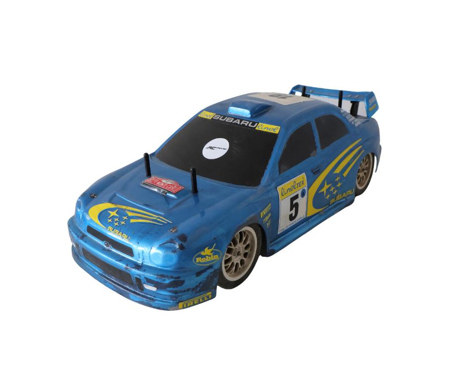 Tamiya TG10-Mk.1 Suburu STI 1/10 nitro rc auto, Gebruikt, Ophalen of Verzenden, Schaal 1:10, Auto onroad