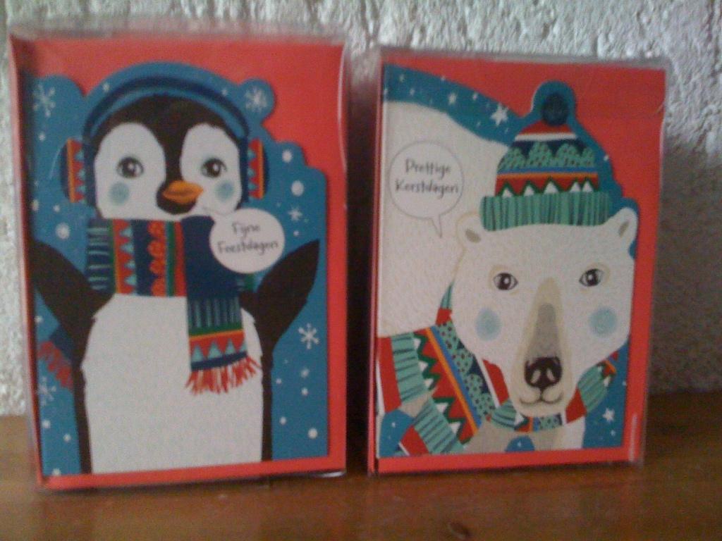 kleine kerstkaartjes, Ophalen of Verzenden, Nieuw