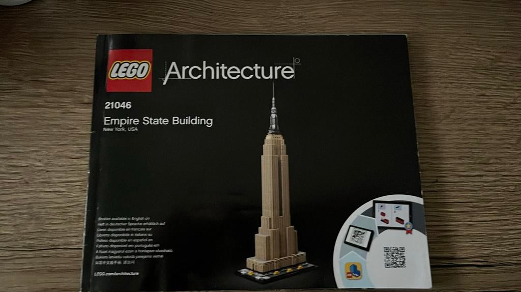 Lego 21046 Empire state building, Ophalen, Gebruikt, Complete set, Lego