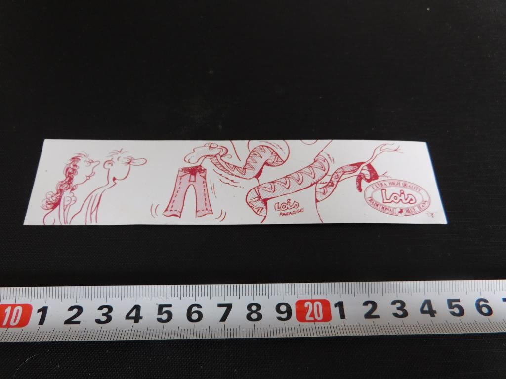 sticker LOIS  Paradise, Verzamelen, Ophalen, Zo goed als nieuw