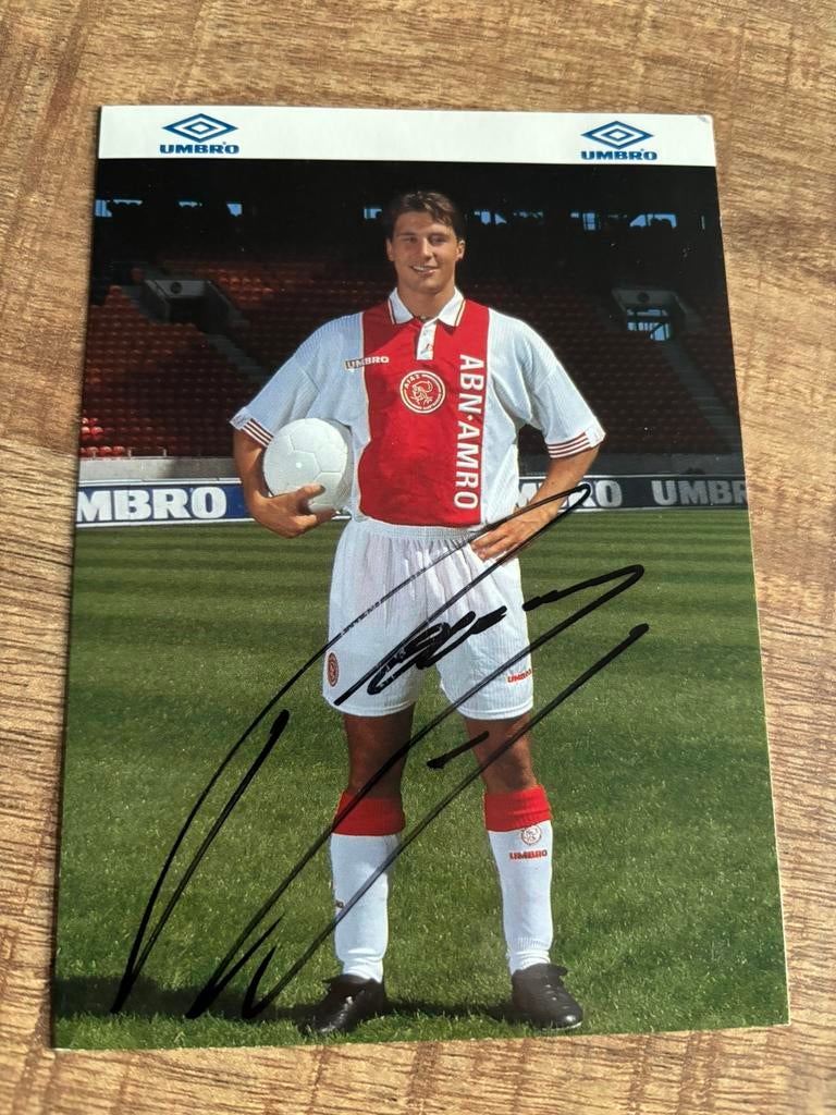 Martijn Reuser - Ajax Spelerskaart met Handtekening, Ophalen of Verzenden, Zo goed als nieuw, Ajax, Spelerskaart