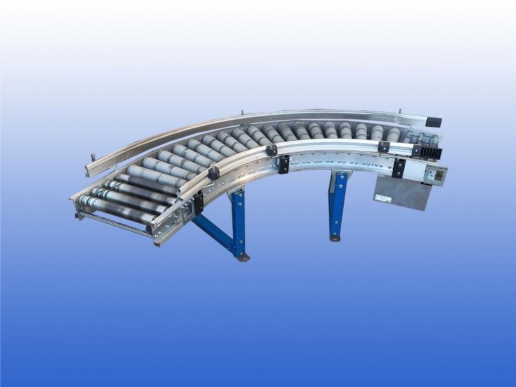 Rollenbaanbocht aangedreven rollerbanen rollenbaan rollerban, Ophalen of Verzenden, Gebruikt