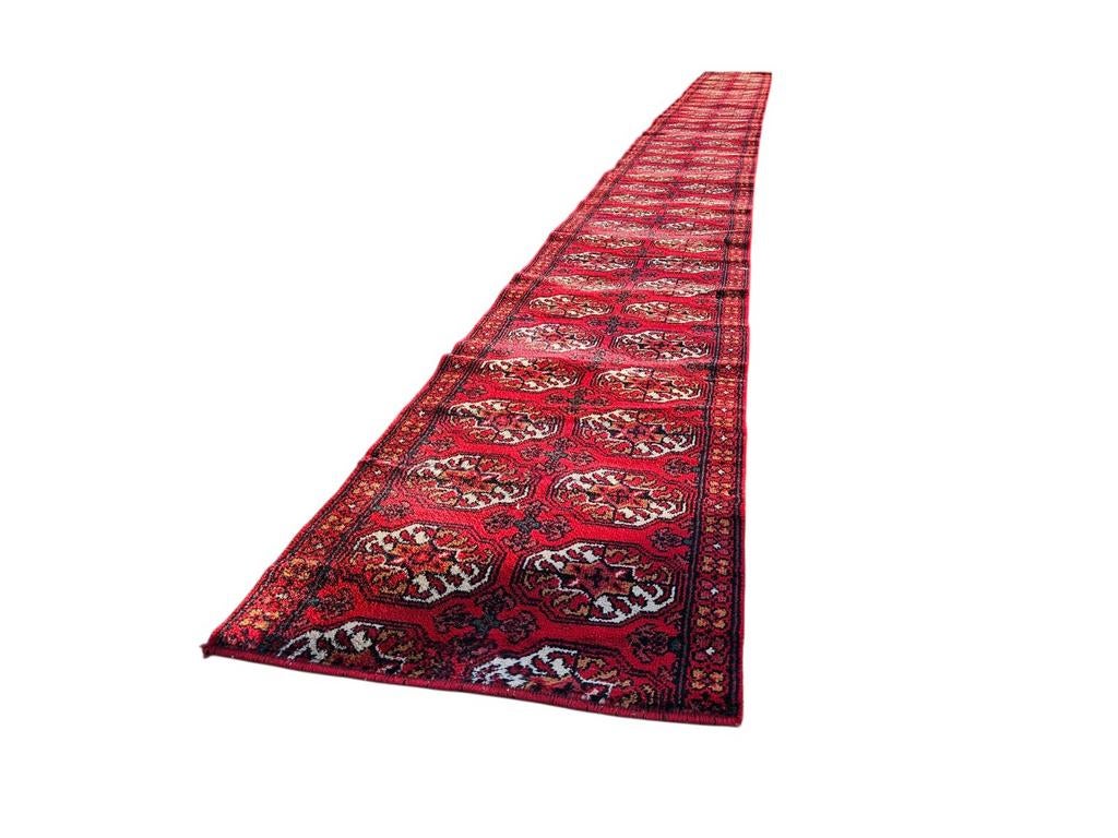 Prachtige vintage (trap) loper 50 x 600 cm, Gebruikt, 200 cm of meer, Ophalen of Verzenden, 200 cm of meer