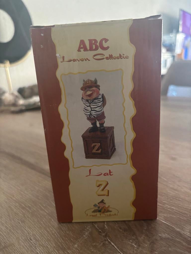 Laaf Alfabet Letter Z (Lat) - Beeldje, Verzamelen, Efteling, Ophalen, Zo goed als nieuw, Beeldje of Poppetje