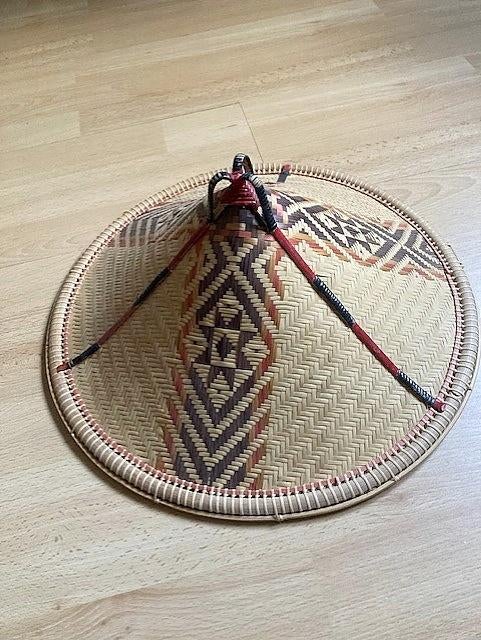 bamboe hoed, Ophalen, Zo goed als nieuw, 57 cm (M, 7⅛ inch) of minder, Hoed