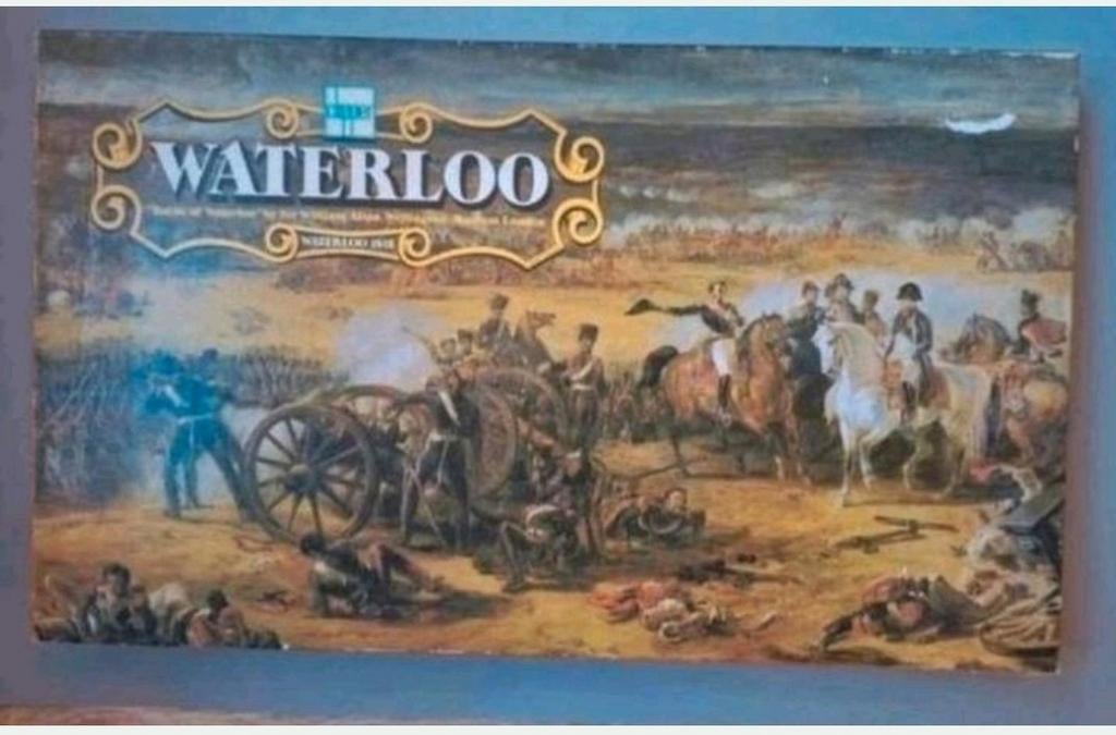 Het bordspel Waterloo. Compleet en in goede staat, Waterloo, Gevondenengemaakt@gmail.com, Ophalen of Verzenden, Zo goed als nieuw
