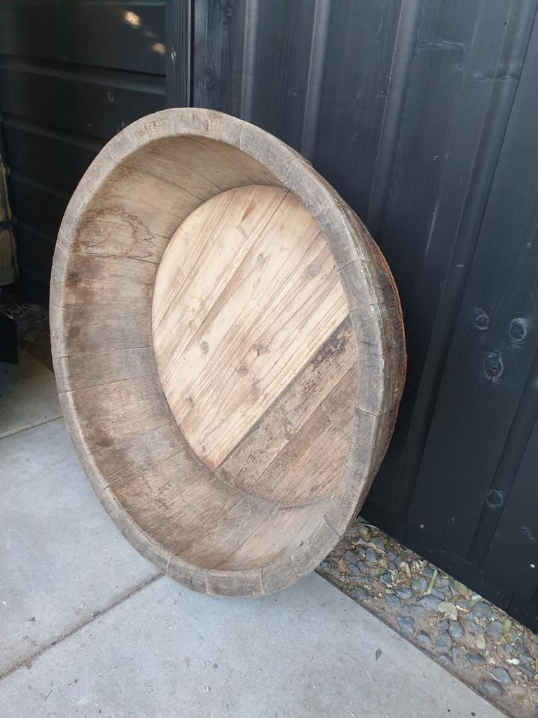 Houten doorleefde kaasmal groot - sober - bak, Ophalen of Verzenden, Nieuw