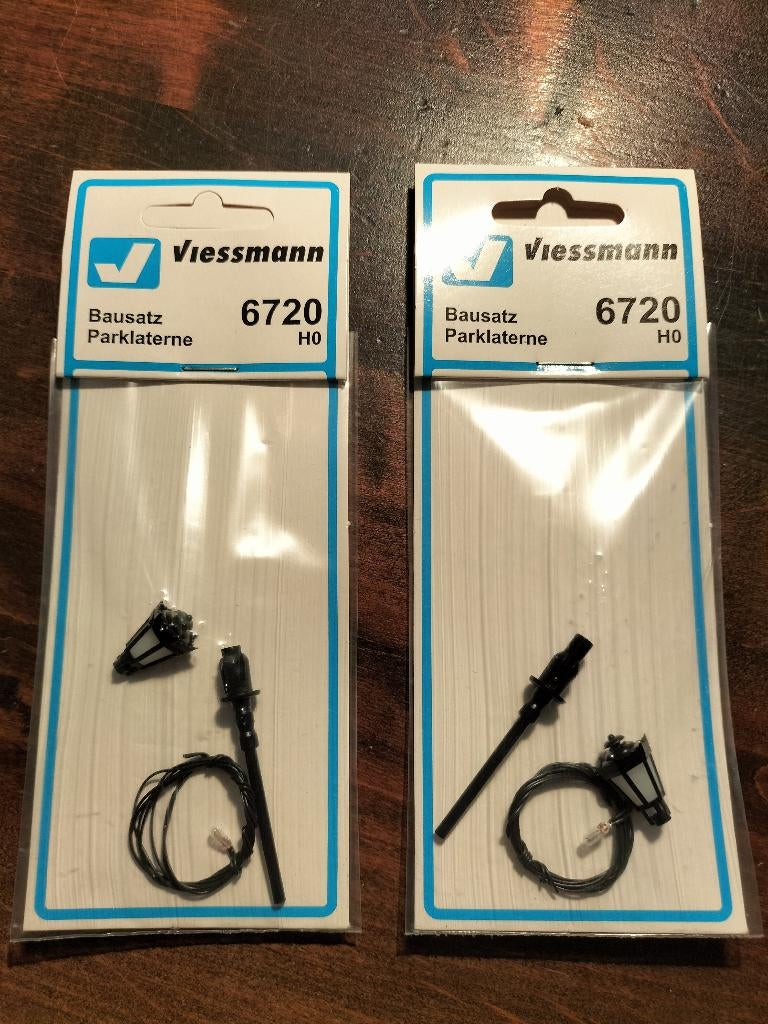 Viessmann 6720 HO lantaarn in ovp modelbouw, Hobby en Vrije tijd, Modeltreinen | H0, Nieuw, Transformator of Voeding, Gelijkstroom of Wisselstroom
