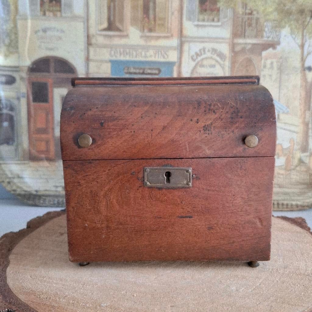 Antiek Hollands theekistje, Ophalen of Verzenden