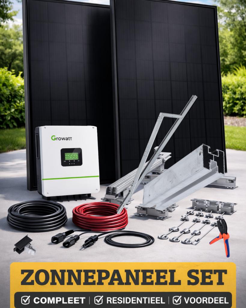 Complete zonnepanelen & montagemateriaal, Doe-het-zelf en Verbouw, Zonnepanelen en Toebehoren, Ophalen of Verzenden, Nieuw