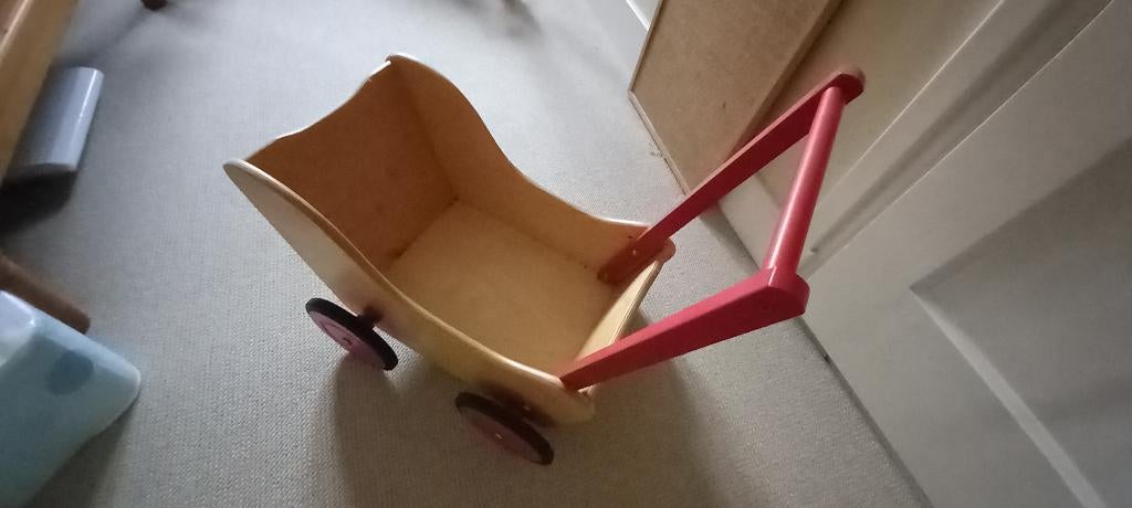 houten speelgoed/ houten kar, Kinderen en Baby's, Ophalen, Zo goed als nieuw, Overige typen