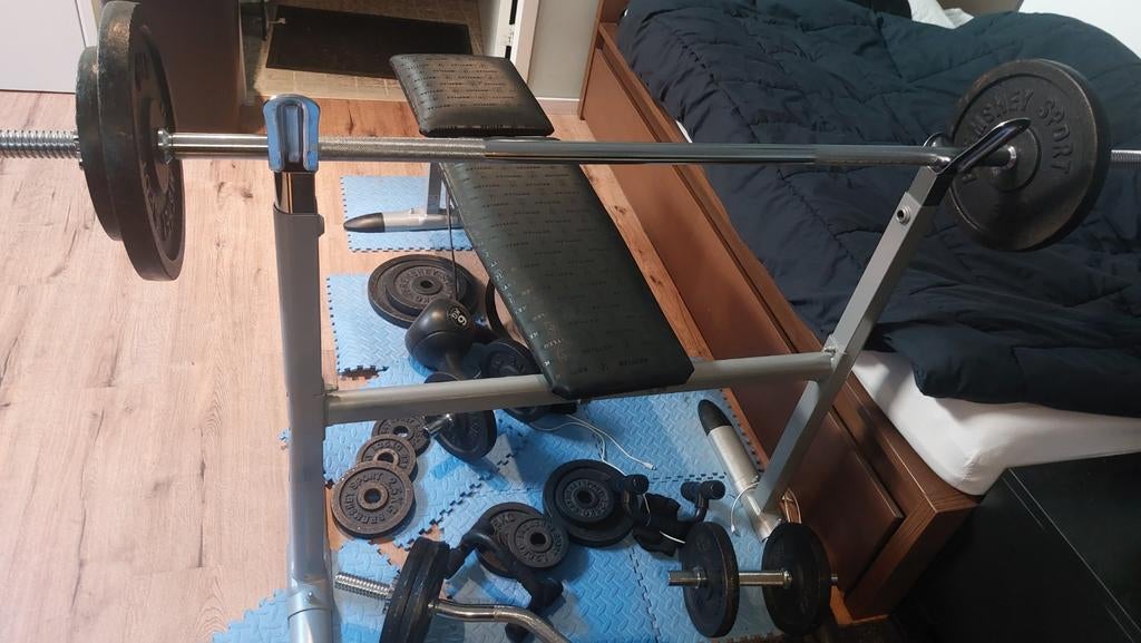 Kettler Krachtstation met Gewichten, Sport en Fitness, Ophalen