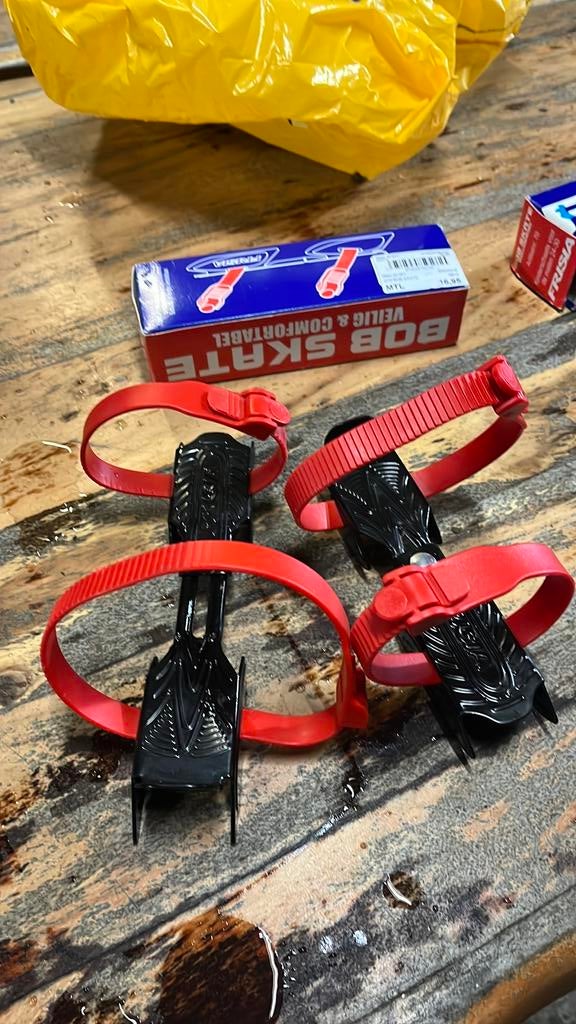 Kinderschaatsen bob skate ijzertjes (2 sets), Ophalen of Verzenden, Zo goed als nieuw