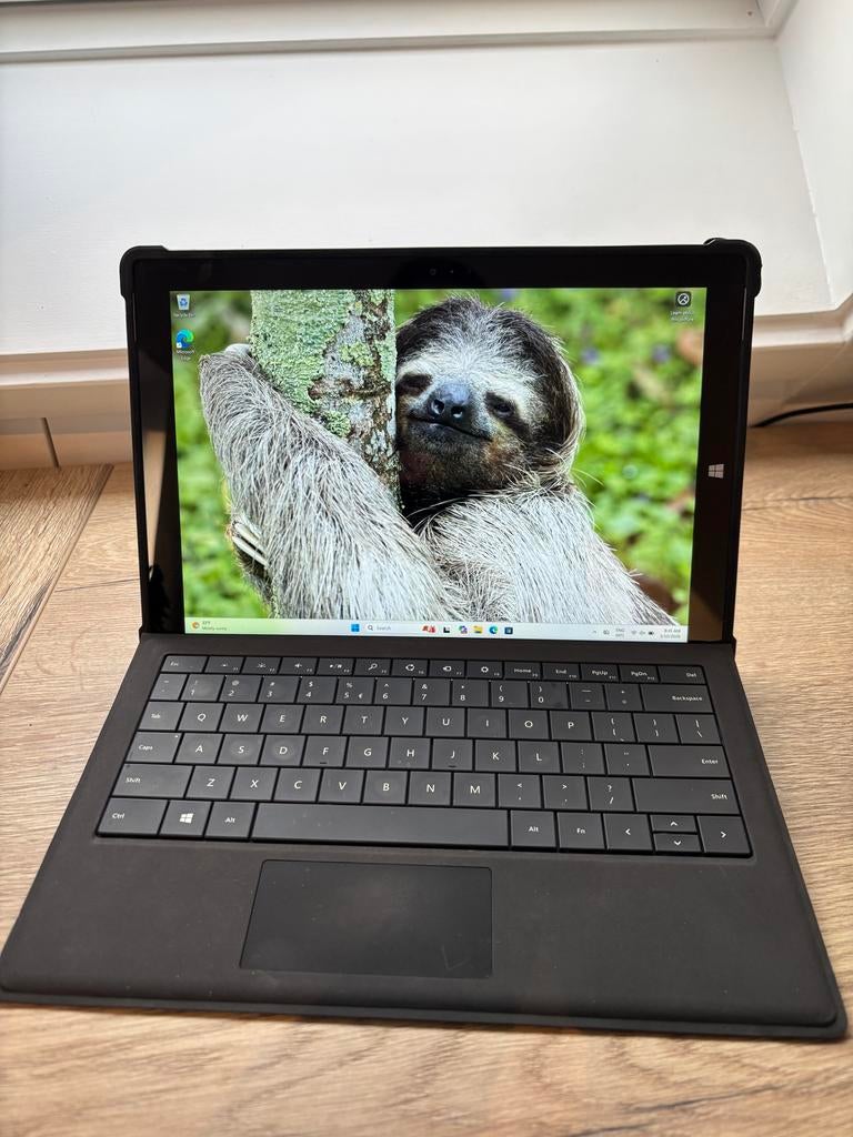 Microsoft Surface Pro 3 met Toetsenbord & Cover - Windows 11, Computers en Software, Windows Laptops, Gebruikt, 12 inch, SSD, Minder dan 2 Ghz