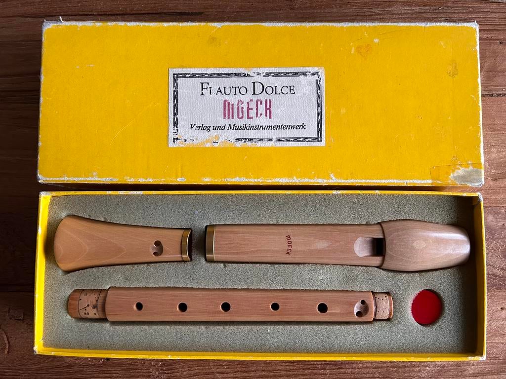 Moeck altblokfluit – zeer nette staat, incl. doos, Ophalen of Verzenden, Zo goed als nieuw, Alt