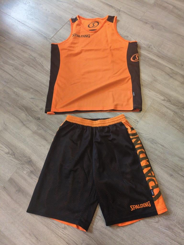 Spalding Basketbal Set - Oranje/Zwart - Maat M, Fitness, Maat 48/50 (M), Spalding, Oranje