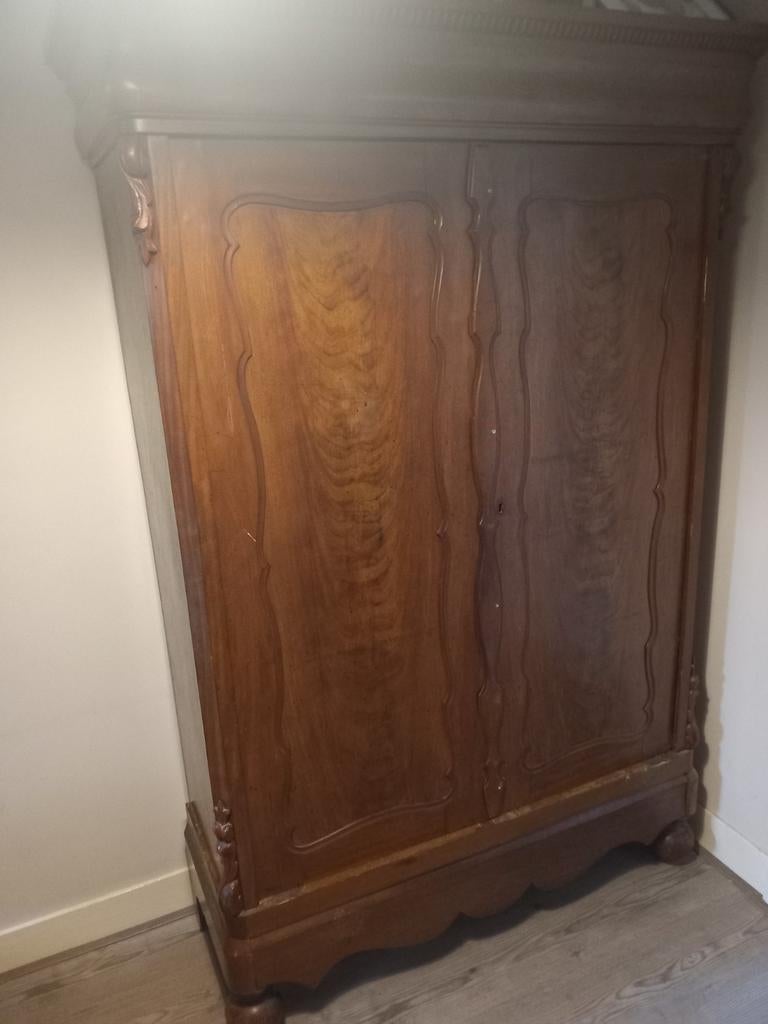 Biedermeier kast meidenkast, Antiek en Kunst, Ophalen of Verzenden