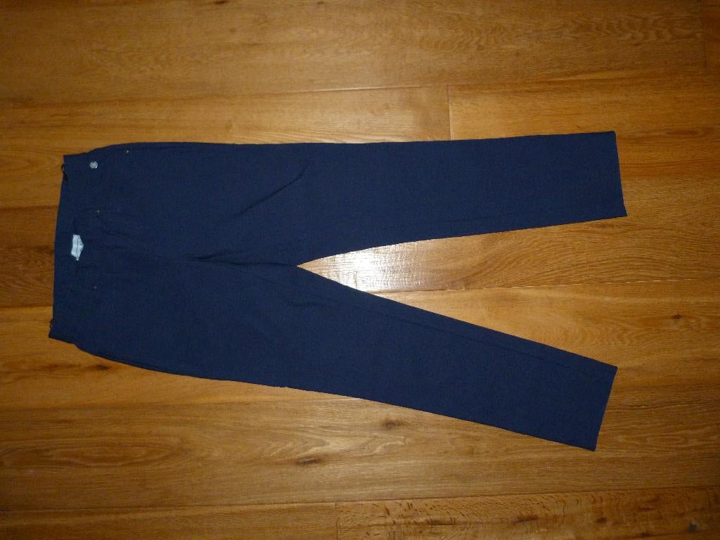 Damesbroek, Sensia, blauw, maat 36, Kleding | Dames, Zwart, Zo goed als nieuw, Maat 36 (S), Lang