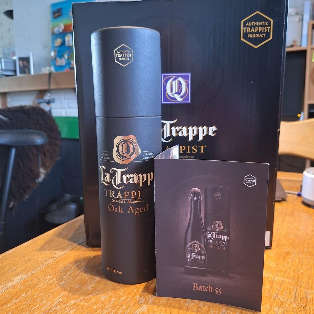 La Trappe Batch 55, Verzamelen, Biermerken, Ophalen of Verzenden, Flesje(s), La Trappe