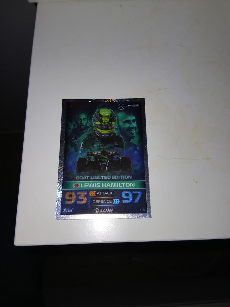 Topps F1 Kaart - GOAT Lewis Hamilton turbo attack, Ophalen of Verzenden