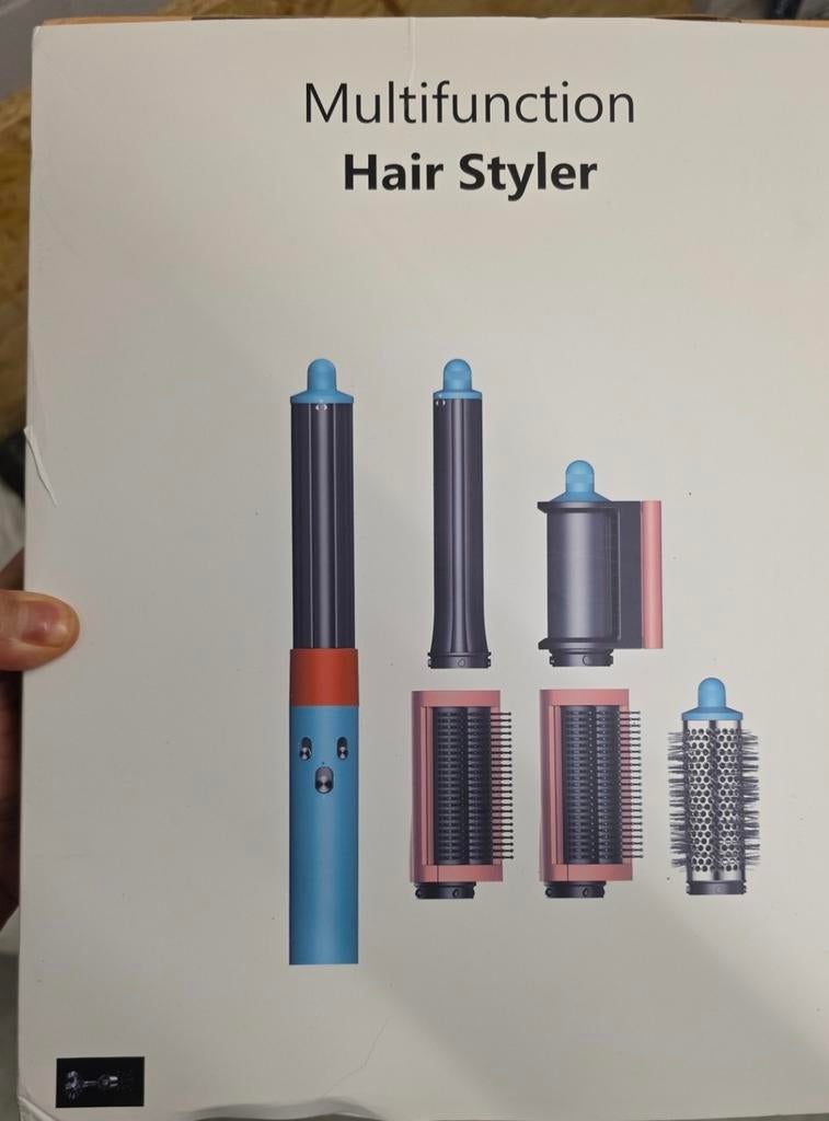 Hair Styler Airwrap Complete Long Ceramic Pop - Nieuwstaat!, Ophalen of Verzenden, Zo goed als nieuw, Haarverzorging