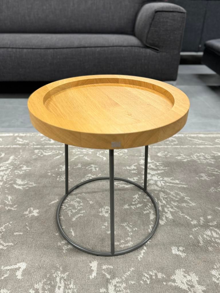 Nieuw Rolf Benz 978 bijzettafel eiken hout Design Tafel, Huis en Inrichting, Tafels | Bijzettafels, Nieuw, Rond, Minder dan 55 cm