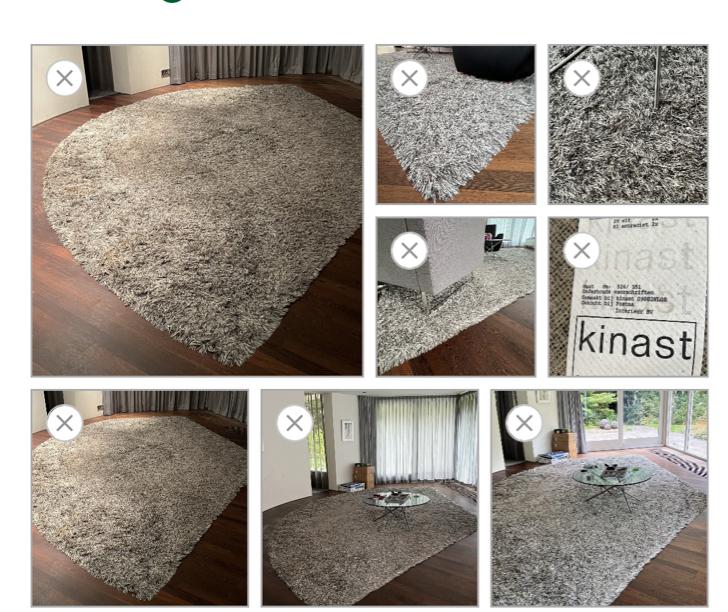 Groot Kinast vloerkleed - 526x351 cm - Grijs/Beige, Ophalen, Gebruikt, 200 cm of meer, Grijs