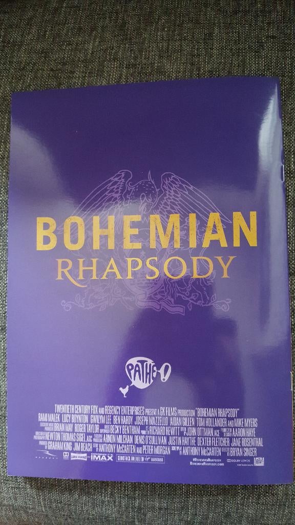 Biografie QUEEN Bohemian Rhapsody Gloednieuw, Ophalen of Verzenden, Nieuw