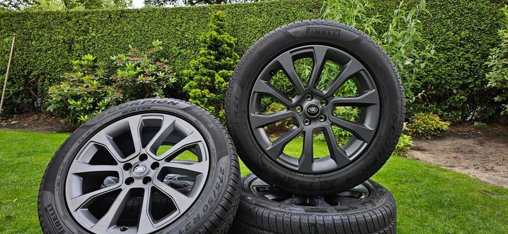 21" Range Rover L460 L461 Vogue Sport velgen winterbanden, Gebruikt, 275 mm, Banden en Velgen, V