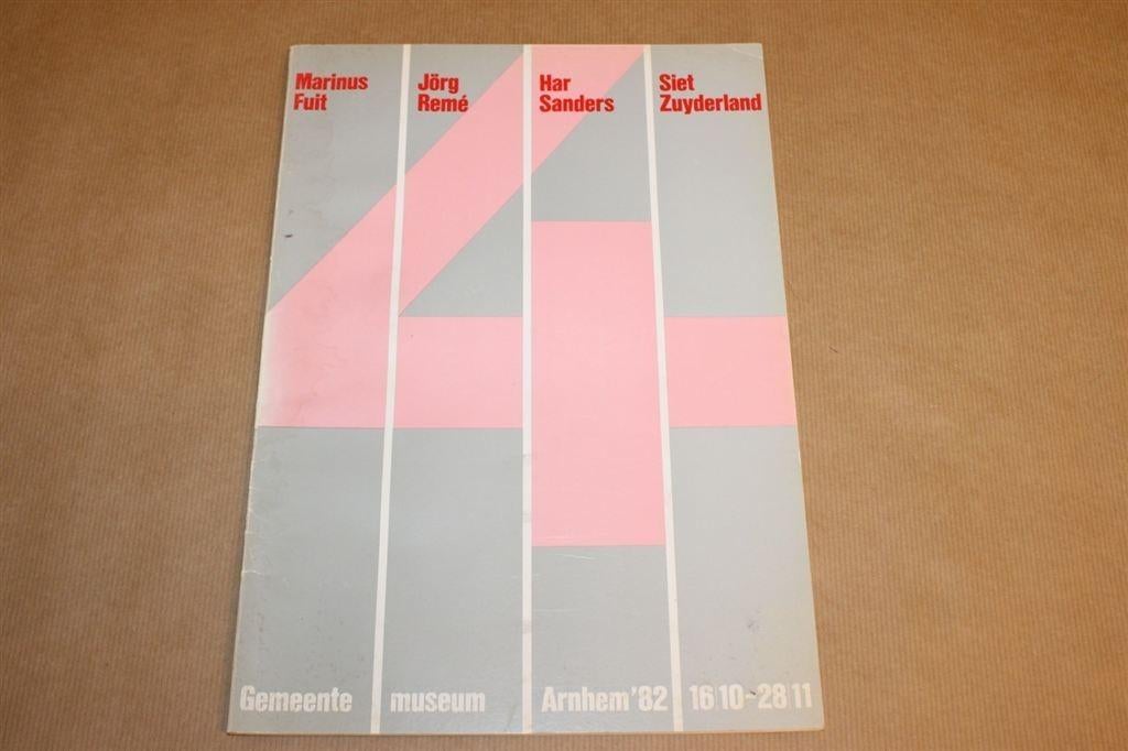 Catalogus Marinus Fuit, Jörg Remé, Har Sanders, Siet Zuyderl, Ophalen of Verzenden, Zo goed als nieuw