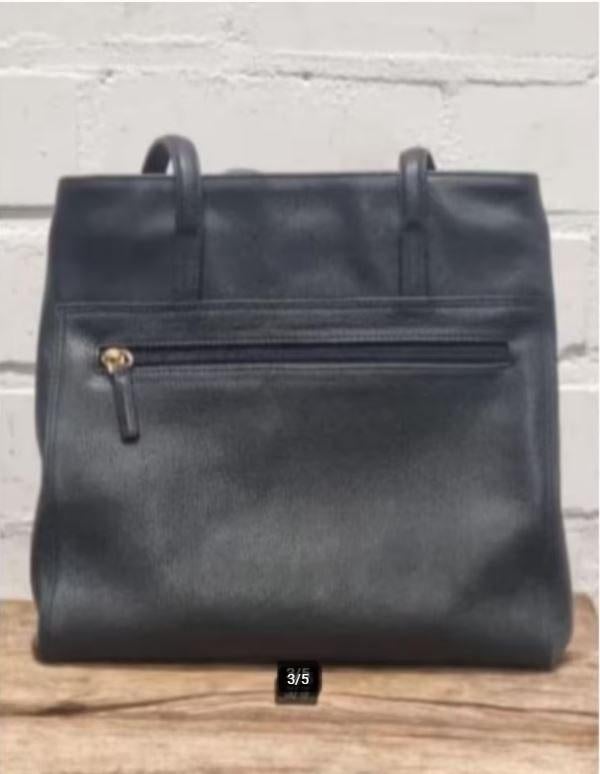 Nobody Handbags Belgium - Prachtige leren schoudertas - ZGAN, Schoudertasje, Zwart, Ophalen of Verzenden, Zo goed als nieuw