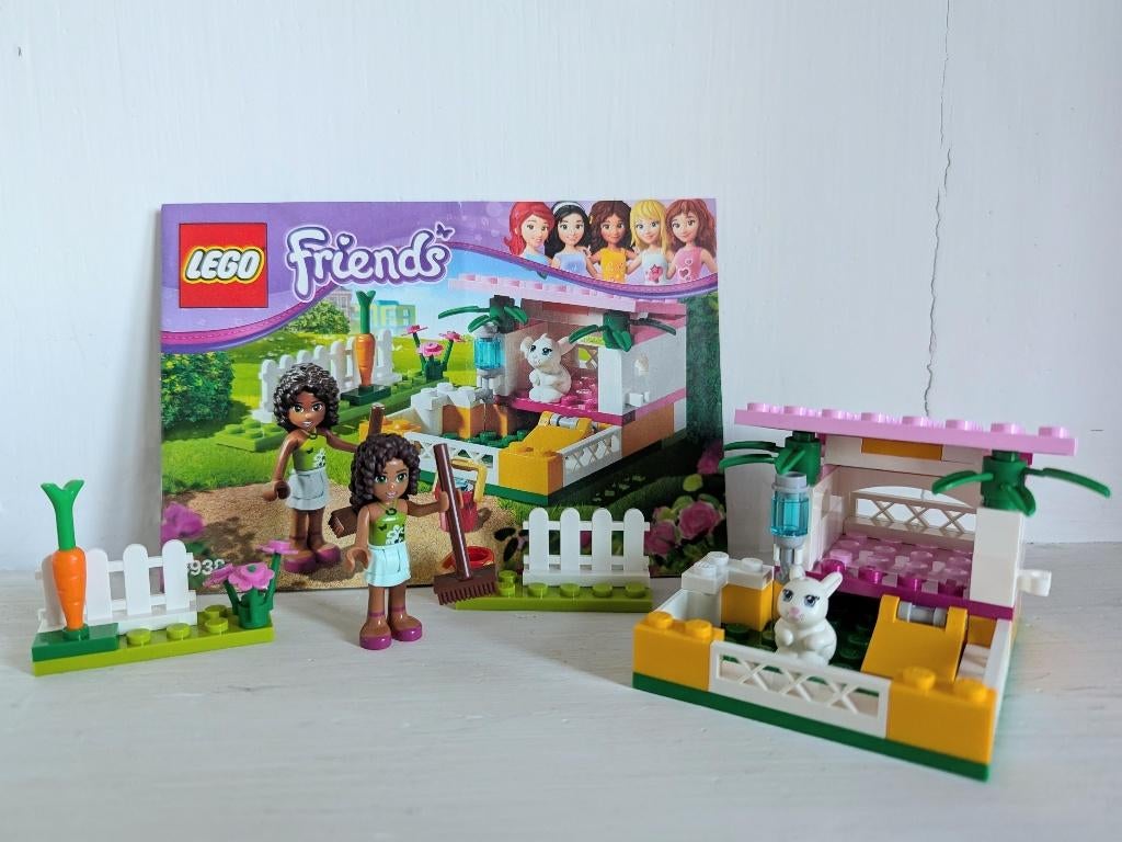 LEGO Friends Andrea's Konijnenhok - 3938, Ophalen of Verzenden, Zo goed als nieuw, Complete set, Lego