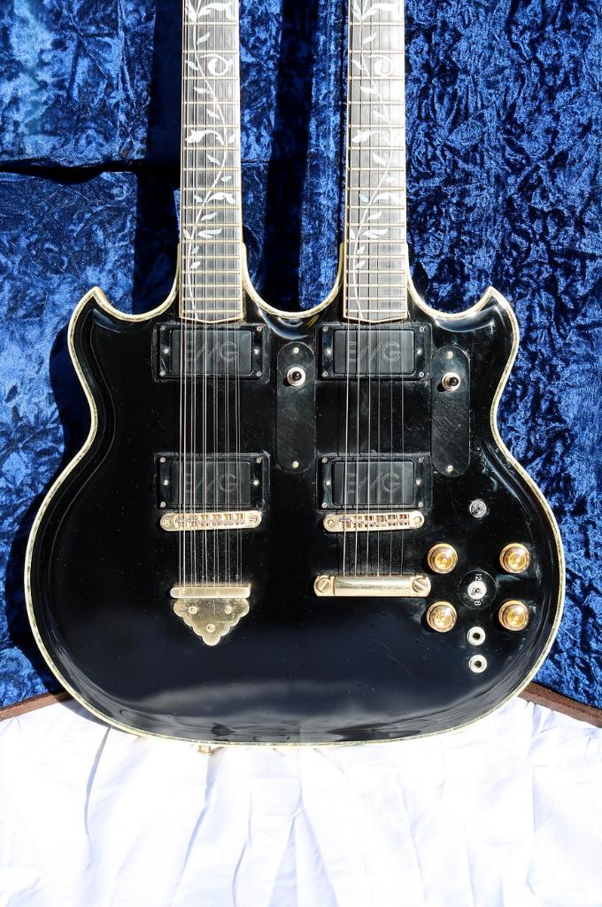 Jan Akkerman's (FOCUS) Ibanez 2670 double neck, Muziek en Instrumenten, Snaarinstrumenten | Gitaren | Elektrisch, Gebruikt, Solid body