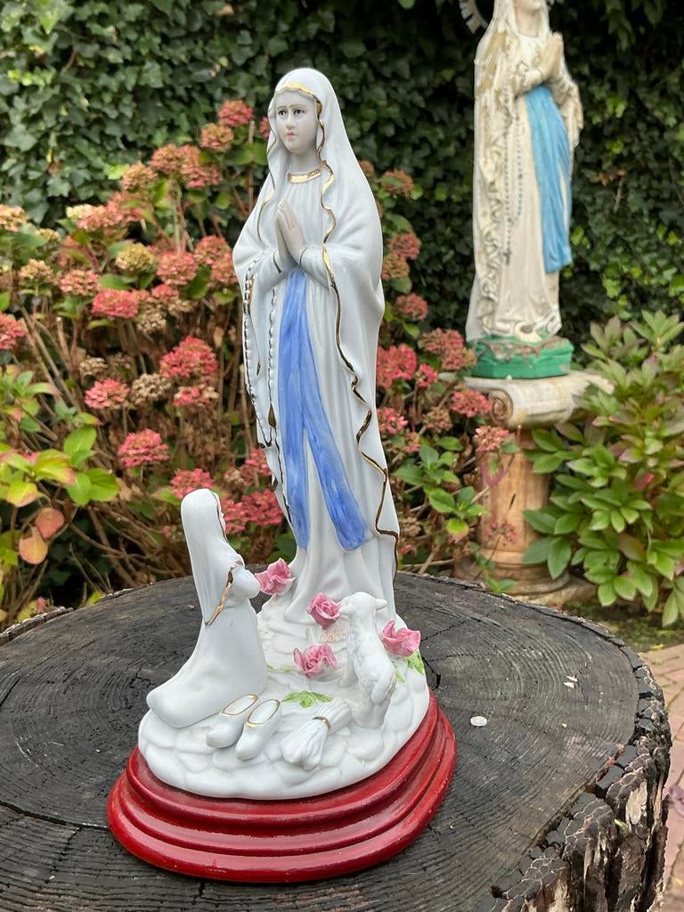 Heilige beeld ❤️ Bernadette en Maria Lourdes, Antiek en Kunst, Ophalen of Verzenden