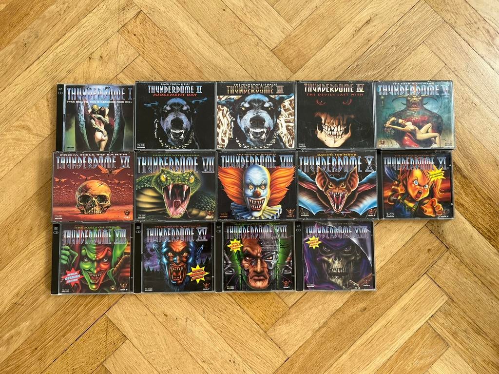 Thunderdome Collectie Hardcore ID&T early gabber, Ophalen, Gebruikt