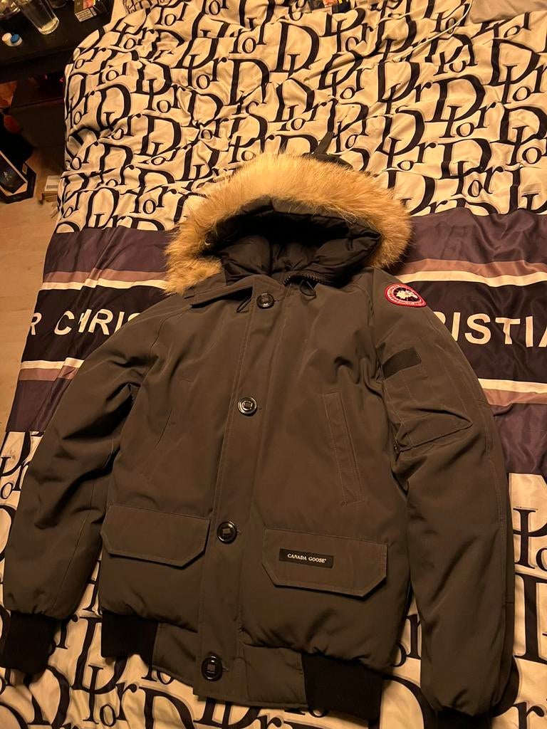 Canada goose chilliwack bomber, Ophalen of Verzenden, Zo goed als nieuw, Maat 46 (S) of kleiner, Grijs