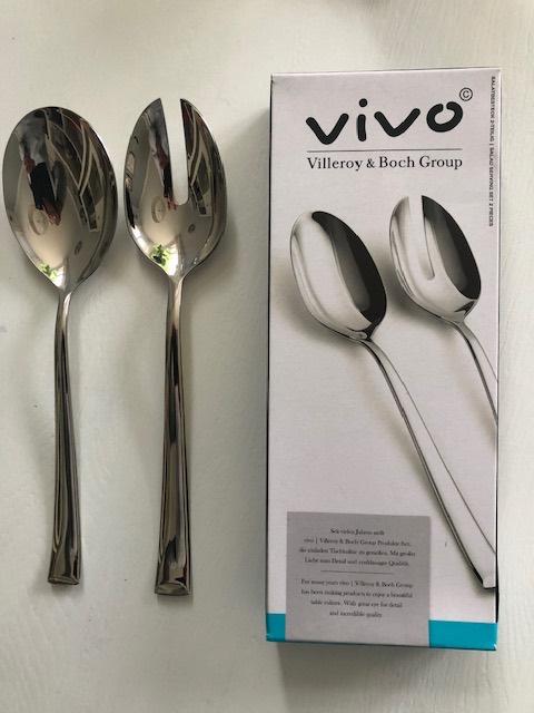 AH Nieuw Villeroy en Boch VIVO 2-delig slabestek, Nieuw, Ophalen of Verzenden, Rvs of Chroom, Vaatwasserbestendig