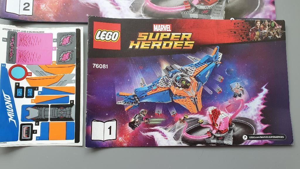 Lego 76081 Guardians of the Galaxy The Milano - 76081 ZGAN, Ophalen of Verzenden, Zo goed als nieuw, Complete set, Lego