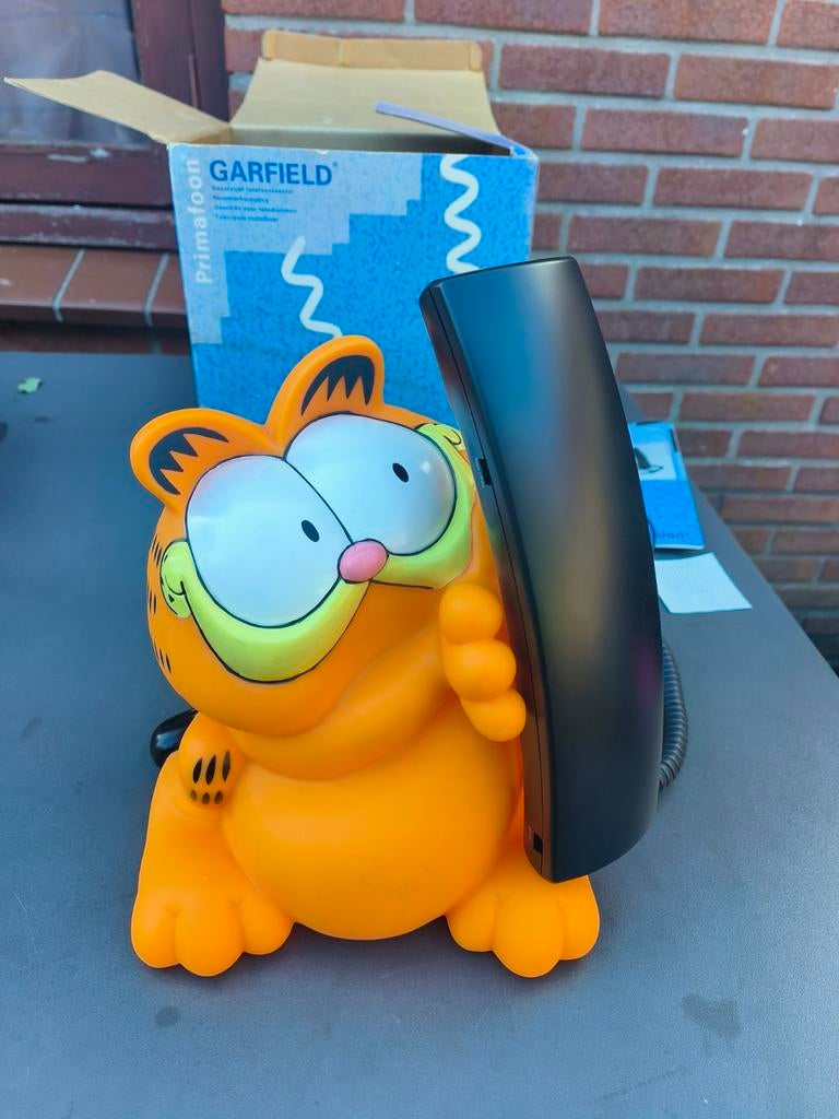 Vintage Garfield Telefoon Toestel PTT Telecom, Ophalen, Zo goed als nieuw