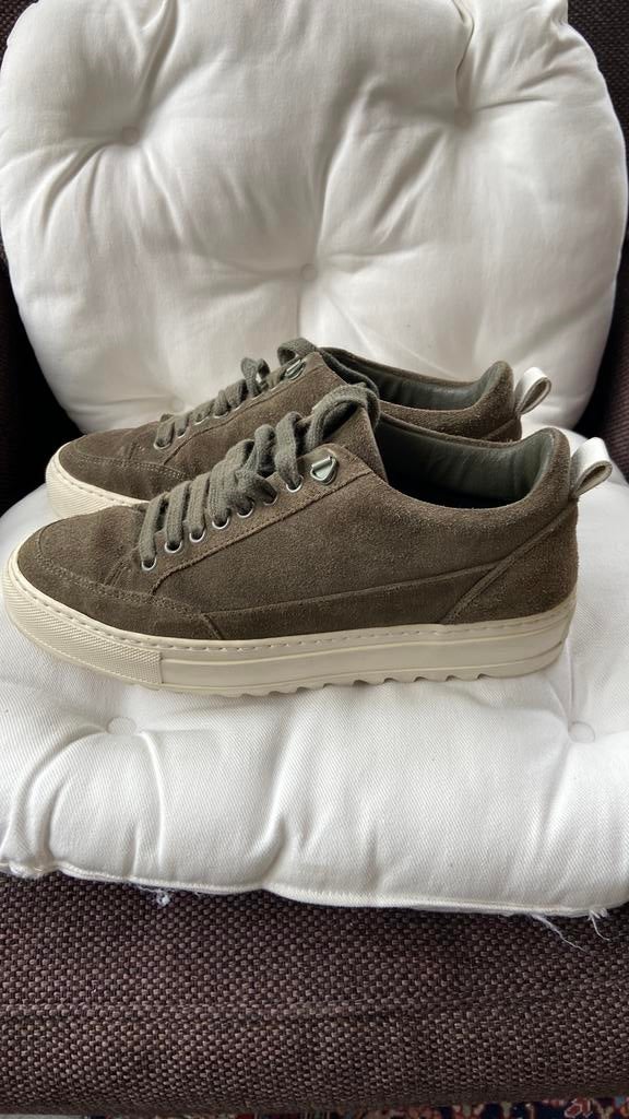 Sneakers Mason Garments mt 38 olijfgroen suède, Ophalen of Verzenden, Groen, Sneakers of Gympen, Zo goed als nieuw
