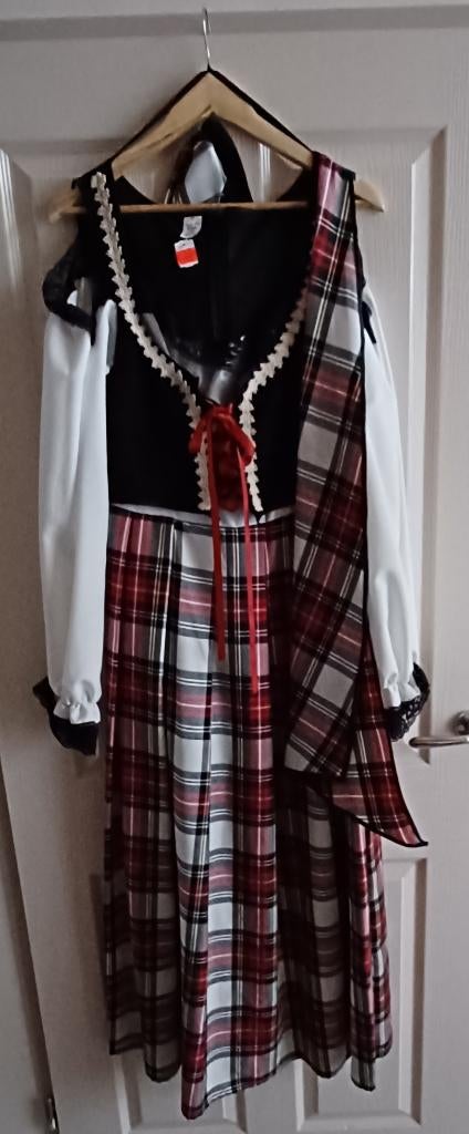 Nieuw schotse kleding (jurk) maat 42, Carnaval, Maat 42/44 (L), Nieuw, Ophalen of Verzenden
