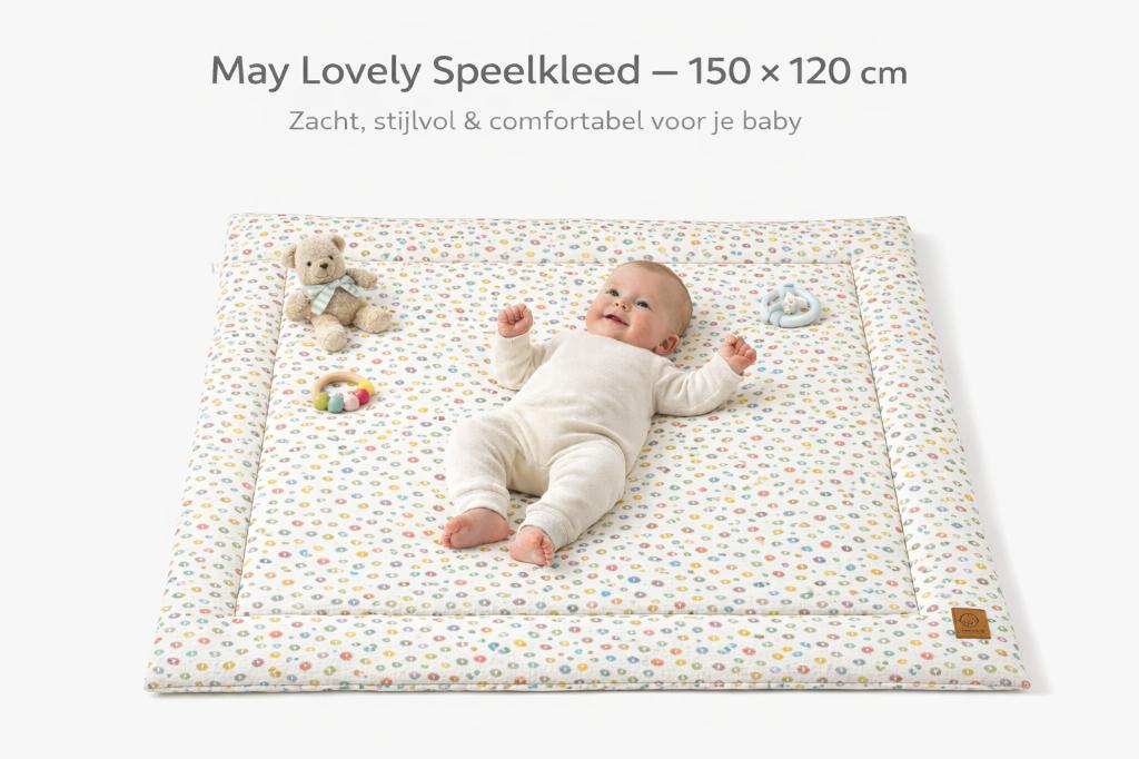 Speelkleed - May Lovely - 150x120 cm - Nieuw, Ophalen of Verzenden, Nieuw