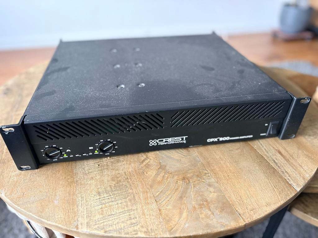 Crest CPX900 eindversterker, Ophalen of Verzenden, Gebruikt, 120 watt of meer, Overige merken