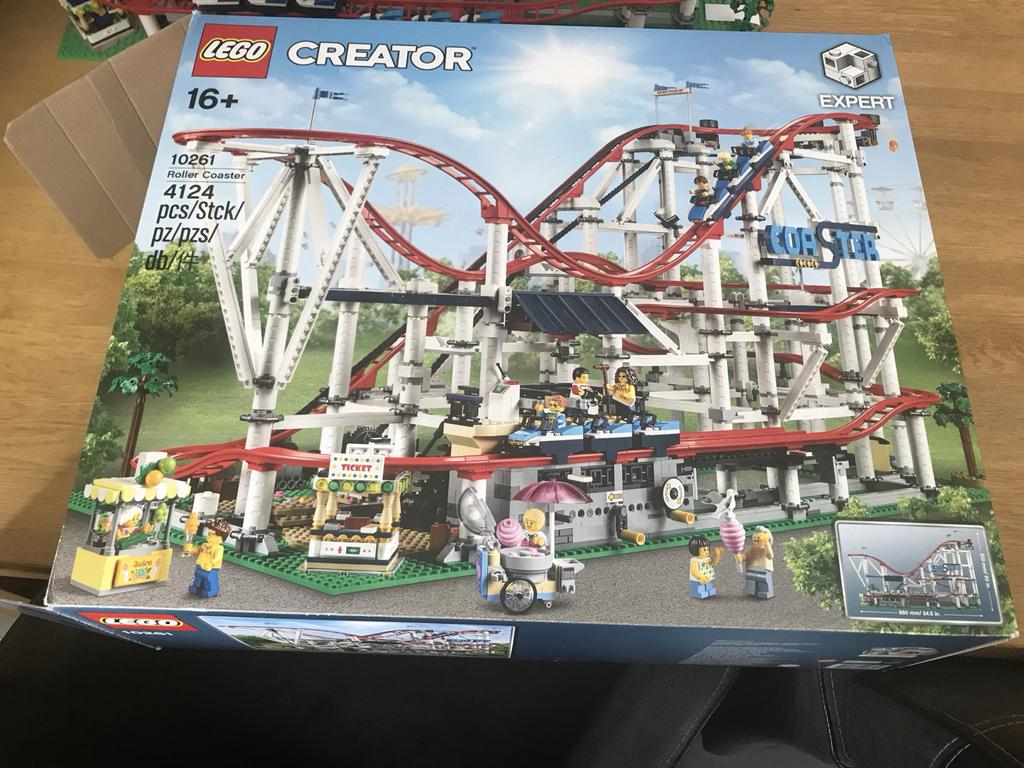 Lego Creator Expert 10261 Roller Coaster, Ophalen of Verzenden, Zo goed als nieuw, Complete set, Lego