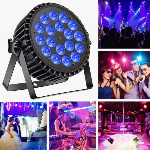 DJLicht 180W RGBW Led Par 18x10W Aluminium, Geluidgestuurd, ., Nieuw, Ophalen of Verzenden